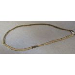 9ct gold necklace (damaged) weight 9.2 g