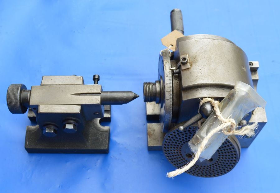 Vertex universal dividing head with 3 plates & a Myford spindle - Image 2 of 2