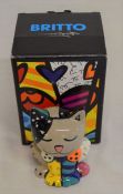 Romero Britto salt & pepper cat with box