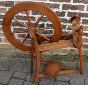 Traditional working spinning wheel by Ashford of New Zealand