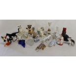 Mixed selection of cat ornaments, Beswick - Goebel R Wachmeister - Franklin Mint and crestedware