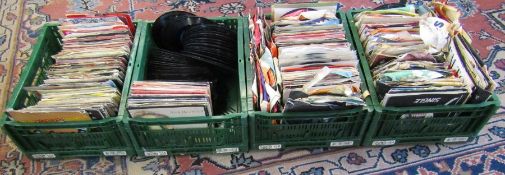 Large mixed selection of 45rpm record singles