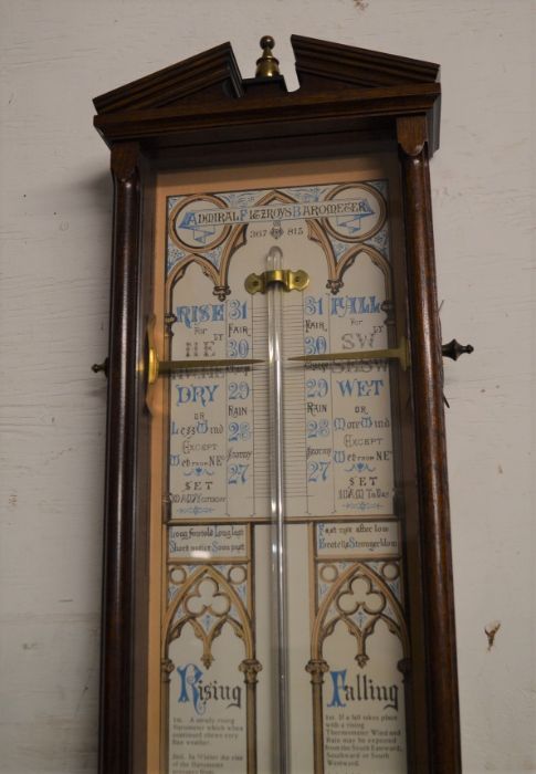 Reproduction Fitzroy barometer H 100 cm - Image 2 of 4