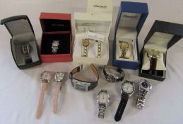 Assorted gents and ladies watches inc Ingersoll, Seiko, Lipsy and FCUK