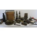 Mathieson calipers, various lanterns, brassware etc.