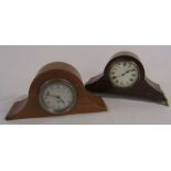French Edwardian mantel clock L 29cm H 14.5cm W 7cm & a Smiths mantel clock L 26 cm