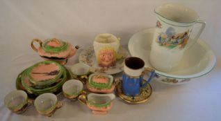 Various ceramics including a Japan part tea service