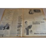 Bound issues of Skegness Standard Newspaper complete year for 1961