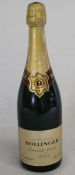 Bottle of Bollinger Grande Annee 1983 champagne 75cl