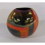 Poole 'Reflections' purse vase H 18 cm