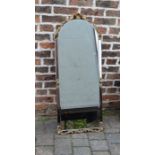 Wall mirror with Rococo style moulding H 112 cm D 43 cm