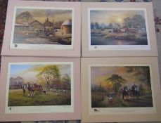 David Waller (b.1945) set of 4 Lincolnshire themed limited edition pencil signed and numbered prints