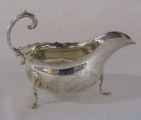 Silver cream jug Birmingham 1908 weight 2.95 ozt