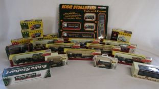 Mixed selection of toy cars, to include some Eddie Stobart