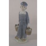 Lladro milk boy figurine H 22 cm