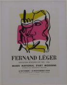 Fernand Leger (1881-1955) lithographic print 'Exposition retrospective 1905-1946 - Musee National