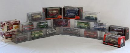 Collection of die cast buses - to include Corgi, Atlas, Original Omnibus