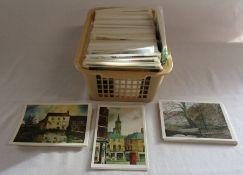 Quantity of approximately 550 postcards by David Cuppleditch (many duplicates)