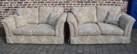 2 x 2 seater sofas (from Lees of Grimsby)