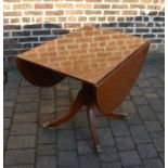 Regency style drop leaf table