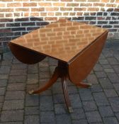 Regency style drop leaf table