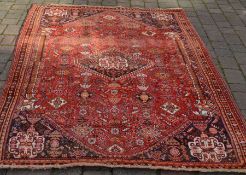 Persian red ground carpet 260cm by 165cm