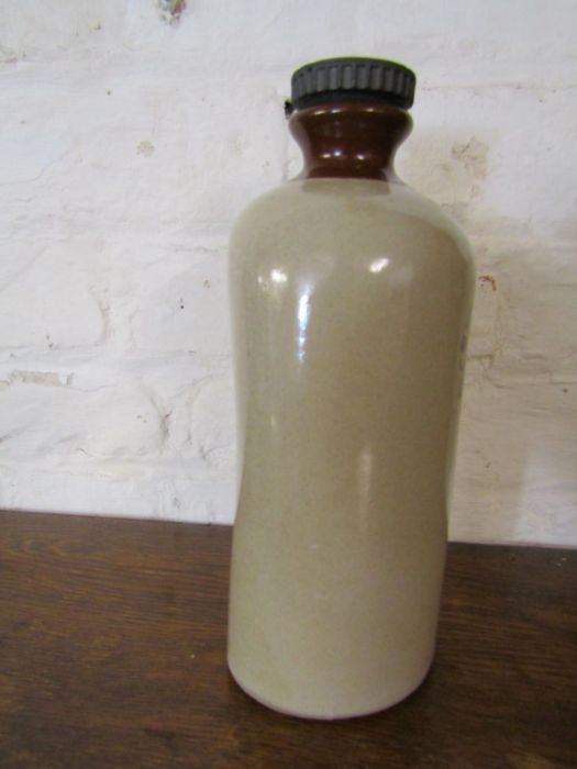 Quantity of Denby pottery including 2 stoneware hot water bottles, Peace 1919 tankard (hairline - Image 22 of 22