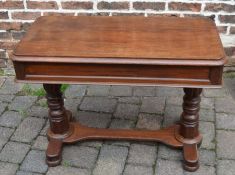 Victorian mahogany side table L 95 cm D 47 cm H 70 cm