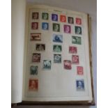 Vintage stamp album of world and GB stamps