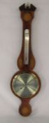 Reproduction Georgian aneroid barometer by Comitti London H 97 cm