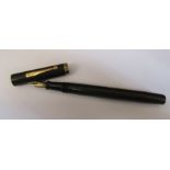 Waterman's 'Ideal' fountain pen with 9ct gold cuff