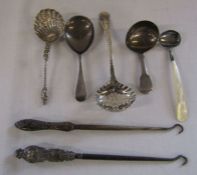 Various Georgian and Victorian silver spoons inc Birmingham 1833, London 1897, London 1893 and