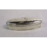 Silver 6 ring case - L11cm x W3.5cm Weight 2.03ozt (total includes inner)