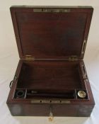 Large writing box by Hewlins St Martins Lane Strand L 40 cm D 31.5 cm H 15.5 cm