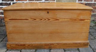 Victorian pine blanket box