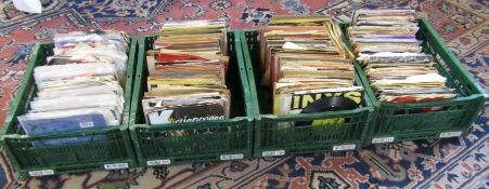 Large mixed selection of 45rpm record singles