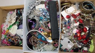 Large selection of costume jewellery