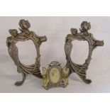 3 decorative picture frames - no glass insert to larger ones