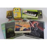 Brand new Casio keyboard (boxed) & selection of new games and puzzles, some in original wrappings