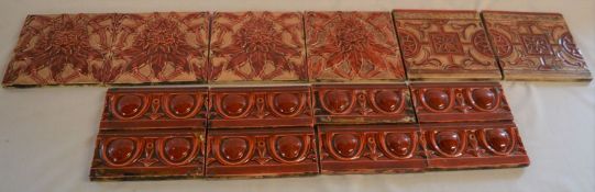 14 Minton & Hollins ceramic tiles