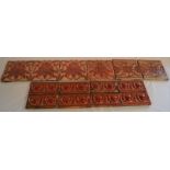 14 Minton & Hollins ceramic tiles