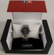 Gents Tissot automatic wristwatch with original box (strap slightly scratched)