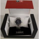 Gents Tissot automatic wristwatch with original box (strap slightly scratched)