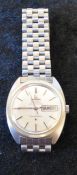 Gents Omega Constellation automatic chronometer  wristwatch with steel case & strap