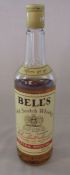 Bottle of Bells extra special Scotch whisky 75 cl 40% signed by Margaret Thatcher (1925-2013)