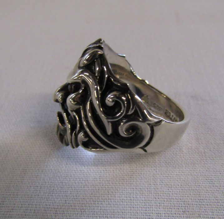 Boxed Stephen Webster designer silver ring size W weight 21.3 g / 0.68 ozt - Image 2 of 5