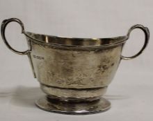 Silver two handled pail, Sheffield 1920, maker James Dixon & Sons, weight 4.97ozt