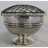 Silver rose bowl by Walker & Hall, Sheffield Sheffield 1913, weight 11.48 ozt