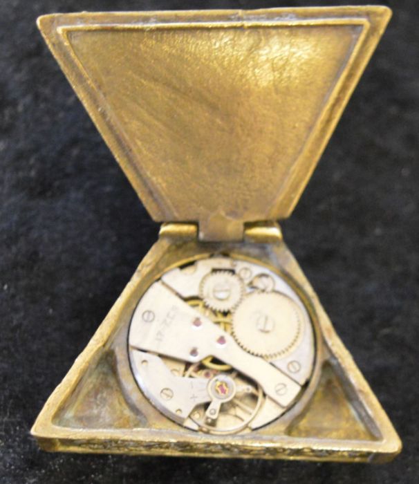 Brass case Masonic Hiram pocket watch - Image 2 of 2