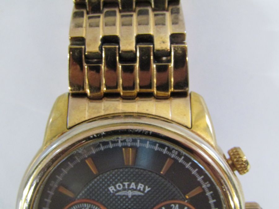 Gents Rotary bracelet wristwatch model gb02879/05 with calendar aperture - Image 10 of 14